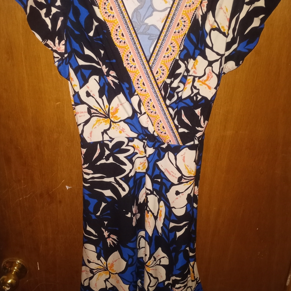 This is a maxi dress made by ECI it is a size xs